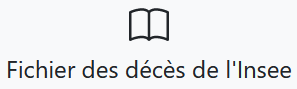 Décès depuis 1970 Décès depuis 1970